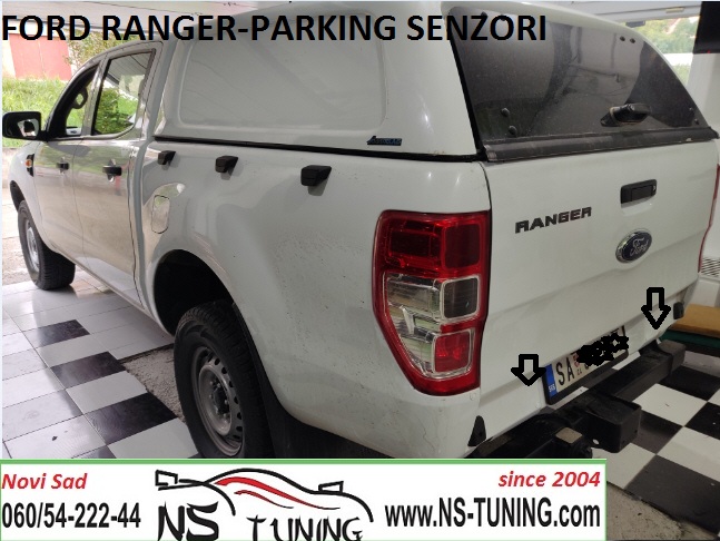 ford ranger 2017 2018 2019 2020 2021 dupla kabina ugradnja parking senzora novi sad ns tuning